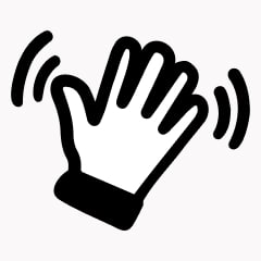 wave hand