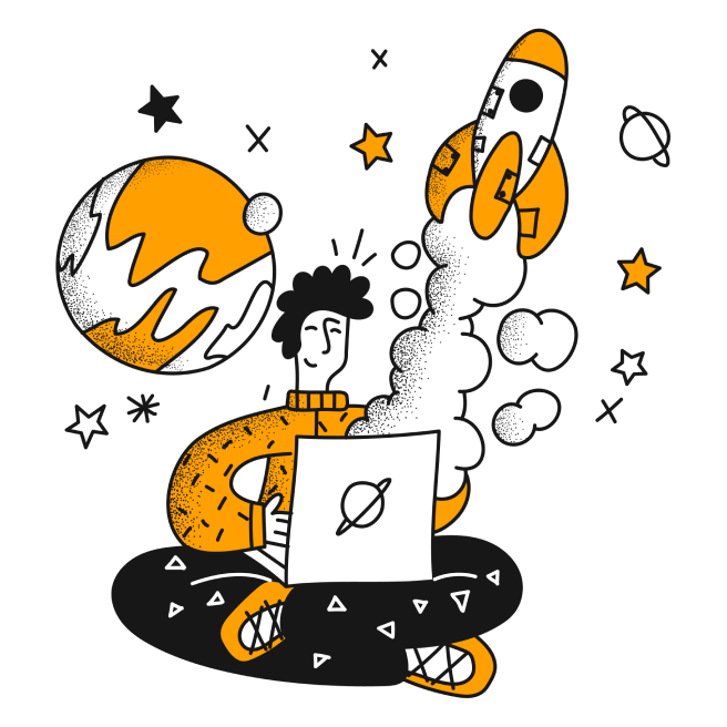 To the moon app